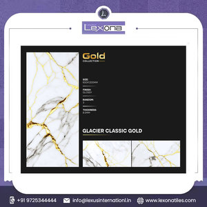 600x1200 Salle de bain de luxe Céramique Or Carrelage Villa Classique Sol Poli Carrelages muraux décoratifs - Product Image 2