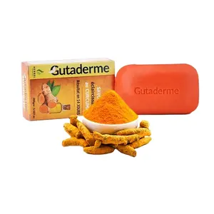 Widely Used Globally Wholesale Selling Natural and Organic Face Care Whitening Gutaderme Turmeric Skin Care Soap