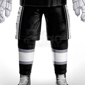 Ensemble de hockey sur glace en polyester à la mode personnalisable et respirant facile à porter avec nom d'équipe OEM impression nouveau style de vêtements de sport - Product Image 6