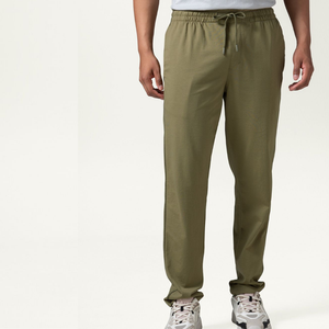 ชุดวิ่งขายาวสำหรับผู้ชายชุดวิ่งสตรีทแวร์ผ้าคอตตอน OEM - Product Image 1