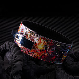 Nuevo cinturón de palanca de levantamiento de pesas de cuero de vaca de 10mm/cinturón de hebilla de palanca de elevación de potencia de 13mm al por mayor - Product Image 6