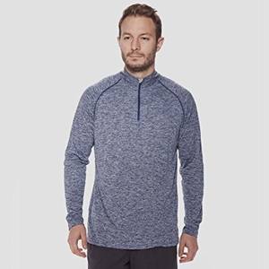 เสื้อยืดแขนยาวสำหรับผู้ชายเสื้อยืดผ้าโพลีเอสเตอร์ย้อมสี - Product Image 6