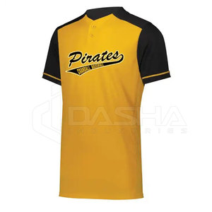 Custom Breathable Mesh Youth Baseball Jerseys Sublimation <strong>Button</strong> up Blank Mens Shirt Manufactured by Professional Jersey <strong>Maker</strong> - Product Image 6