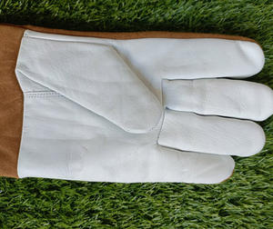 Guantes de Bombero Anti-Flash, Guantes de Seguridad de Cuero Vacuno para Trabajo y Soldadura - Product Image 4