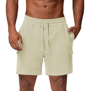 OEM Custom Made Logo Unisex Summer <b>Sweat</b> <b>Shorts</b> Streetwear Blank Terry <b>Shorts</b> Heavyweight Cotton Workout Cargo <b>Shorts</b> <b>Men</b> - Product Image 4