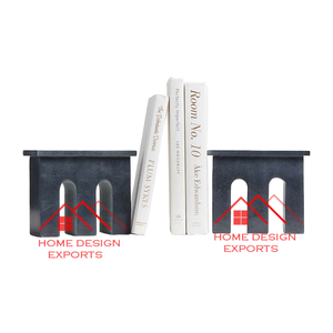 ที่ตั้งหนังสือขนาดพิเศษพร้อมหินอ่อนธรรมชาติตกแต่งโต๊ะหินอ่อนสีขาวสำหรับบ้านและสำนักงาน - Product Image 3