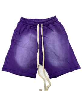 Short de sport délavé à l'acide, effet soleil, avec cordon de serrage, respirant, pour l'été, la gym, l'extérieur et la plage - Product Image 2