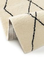 Wholesale Modern Luxury Pure Wool Berber Cream Runner Rug 80x250cm Non-Slip Waterproof for Dining Room Hall/Entrance & Bedroom
