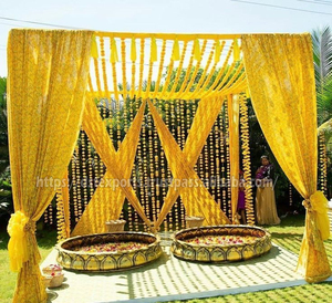 Decoración para la Ceremonia Haldi y Vatna de Bodas Indias, DST Exports, Exportador Global de Conjuntos de Decoración Haldi, Urli de Fibra Personalizable, EE. UU. - Product Image 6