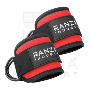 Banda de neopreno de resistencia de tobillo profesional con puños correas de tobillo levantamiento de pesas gimnasio entrenamiento correas de entrenamiento - Product Image 3