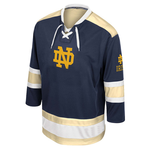 Jersey de hockey sobre hielo de tela transpirable de secado rápido al por mayor, jersey de hockey sobre hielo de poliéster personalizado con mangas completas, camiseta de hockey sobre hielo para jóvenes, ropa deportiva Bsci - Product Image 5