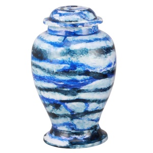 Urnas de cremación para adultos de aluminio de alta calidad con adhesivo Suministros funerarios de metal terminado para cenizas humanas - Product Image 5