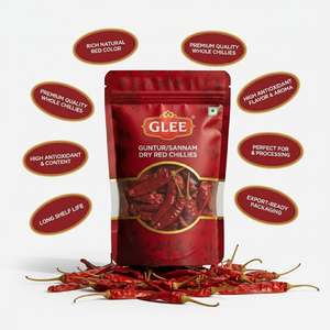 Piments rouges Byadgi secs de qualité supérieure, 50 g, entiers, séchés au soleil, tiges de piment Guntur Teja, couleur intense, épices douces, Glee Impex, 100 % naturel - Product Image 5