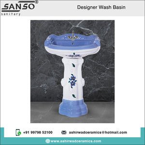 Líderes en venta de lavabo de mano de diseñador de cerámica con montaje de grifo de un solo orificio de estilo de diseño moderno a precio competitivo - Product Image 2