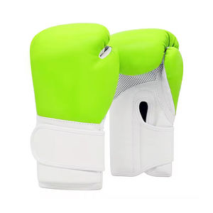 Guantes de Boxeo de Piel con Logotipo Personalizado, Elegantes, de Alta Calidad, Duraderos, Perfectos para Entrenamiento, Sparring y Ejercicio para Adultos - Product Image 1