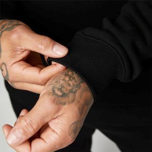 Chándal para hombre con logotipo propio personalizado, chándal para deportes al aire libre, sudaderas con cuello redondo y pantalones de chándal, conjuntos de chándal, ropa informal de entrenamiento - Product Image 5