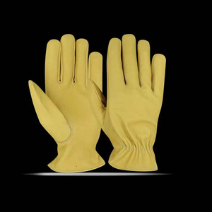 El mejor diseño de guantes de cuero para conductor fácil de usar disponible en precio al por mayor nuevo diseño cómodo superventas guantes para conductor - Product Image 5