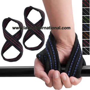 Unisex Breathable Cotton Gym Workout Straps Heavy Duty <b>Fitness</b> <b>Safety</b> for Weightlifting Basketball Customizable Logo Various - Product Image 5