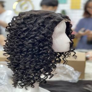 Perruque Lace Closure 13x4, Densité 200, Cheveux Humains Vietnamiens Remy Ondulés Profonds, Qualité Supérieure, Sans Produits Chimiques, Extensions de Cheveux Fabriquées à la Machine - Product Image 4