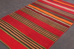 Alfombra Bohemia Chindi hecha a mano, alfombra de suelo de algodón trenzado Floral Multicolor, alfombra decorativa tejida clásica para decoración del hogar - Product Image 6