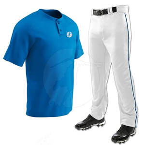 Conjunto de uniforme de béisbol de cuello redondo duradero con estampado personalizado, ropa deportiva de poliéster 100% transpirable de secado rápido, opción de softbol de talla grande - Product Image 6