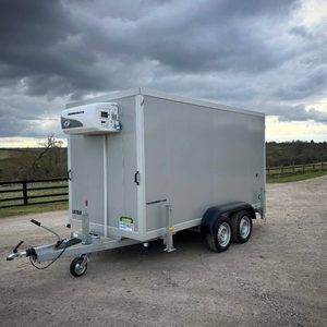 6FT Single-Temperature Refrigerated Container Trailer Stainless Steel Reach-In Refrigerator <b>Towable</b> Mobile Cold Chain Storage - Product Image 5