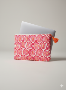 Étui pour ordinateur portable en tissu de coton écologique, élégant et fonctionnel, avec fermeture éclair, durable, simple, 5 mm - Product Image 2