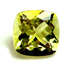 Fourniture en gros Cristal jaune élégant 100% Quartz citron naturel à facettes Coussin Quartz précieux Fabrication de bijoux en pierres - Product Image 3