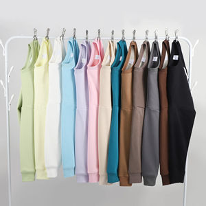 Sweat-shirts pour hommes en coton 100% 450 g/m² de haute qualité, impression, broderie, pull personnalisé en gros - Product Image 2