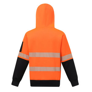 Chaqueta de Alta Visibilidad para Hombre, Impermeable, con Capucha, Reflectante, Chaqueta de Invierno Amarilla de Seguridad para Trabajo - Product Image 2