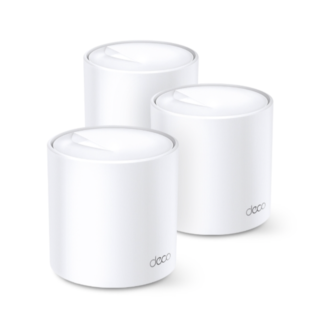 New TP-link Deco X20 AX1800 Dual-Band Whole Home Mesh Wi-Fi 6 System with VoIP Support 1000Mbps LAN WPS/WDS (3pcs)