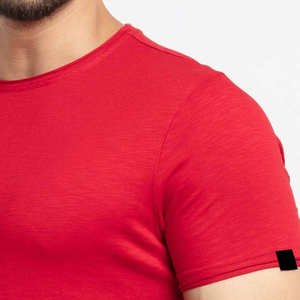 Camiseta de Algodón para Hombre, Verano, Casual, Holgada, Manga Corta, Uso Diario Urbano, Ligera, Suave, Cómoda, OEM, ODM, Pedido al por Mayor - Product Image 5