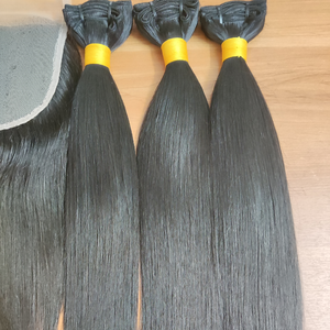 Extensions de cheveux naturels ondulés à clip en cheveux humains vierges - Product Image 6