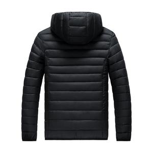 Chaqueta Parka impermeable cálida para Otoño e Invierno para hombre, prendas de vestir informales con capucha y sombrero, abrigo para hombre - Product Image 4