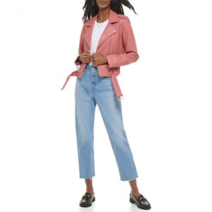 Meilleure vente nouvelle veste en cuir chenille brodée et logo OEM veste en cuir véritable respirante pour femmes - Product Image 2