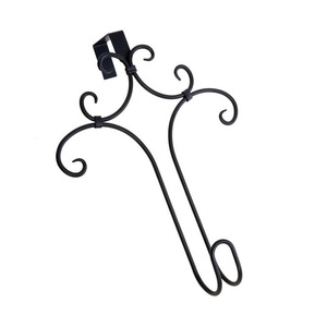 Rusted Finished Metal Iron Indoor Outdoor Decoration <b>Wreath</b> Holder Most Popular Front <b>Door</b> <b>Wreath</b> <b>Hanger</b> Antler Design - Product Image 5