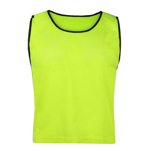 Fabricante profesional hecho Chaleco de entrenamiento de malla de fútbol 100% poliéster transpirable entrenamiento deportivo Baberos de fútbol para hombres - Product Image 1