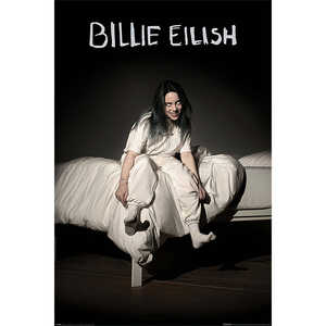 Estilo Moderno de Billie Eilish: 'When We All Fall Asleep, Where Do We Go?' Póster para Pared - Product Image 4