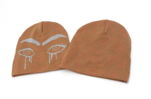 Wholesale 100% Acrylic Jacquard Knitted <b>Beanie</b> <b>Hat</b> Custom Winter <b>Wool</b> Toques with Hand Embroidery Contrast Color Travel <b>Beanie</b> - Product Image 6