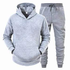 Chándal de lavado vintage pesado personalizado para hombre, conjunto de joggers de gran tamaño de calidad superior, chándal desgastado térmico de talla grande - Product Image 1