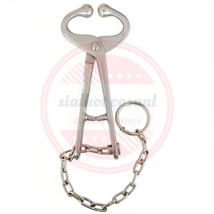 Porte-taureau professionnel de qualité supérieure vente chaude support de nez de taureau en acier inoxydable personnalisé avec chaîne - Product Image 5