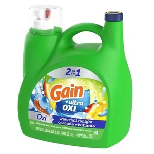 Detergente de lavandería líquido Ultra Oxi Gain Waterfall Delight Scent 184 FlOz para 128 cargas - Product Image 4
