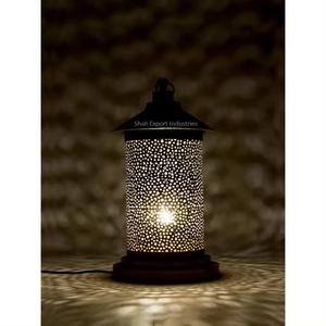 Cage Design Jardin Décoratif Rond En Métal Marocain Lanterne Or Couleur Salon Éclairage Décor Bougie Lanternes - Product Image 6