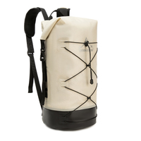 Sac à dos étanche à cadre réglable de 20 L avec fermeture à enroulement, tendance, pour le kayak et la navigation de plaisance
