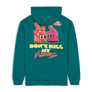 เสื้อฮู้ดแบบสวมหัวสำหรับผู้ชายเสื้อมีกระเป๋าด้านหน้าพิมพ์ลายปักสีสันสดใสสำหรับฤดูหนาว - Product Image 2