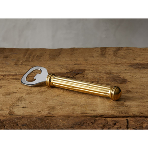 Abridor de Botellas de Latón Pulido Sólido de Lujo con Incrustaciones de Concha de Nácar en el Mango, Herramienta de Barra de Metal de Estilo Elegante, Accesorio de Cocina - Product Image 5