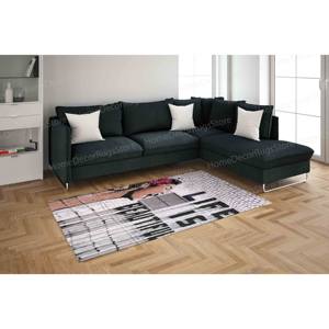 Abstract Woman Chenille <b>Printed</b> Rug for Living <b>Room</b> Decor,Nonwoven Soft Rug - Product Image 4
