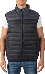 Venta Directa de Fábrica, Chaleco Acolchado con Cierre y Cuello en V, Transpirable, de Alta Calidad, Personalizable, para Hombre, Invierno, Casual, 220g - Product Image 6