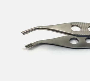 Pinzas de pulgar de tejido marrón Adson de alta calidad, instrumentos quirúrgicos de acero inoxidable de 12cm, pinzas de disección - Product Image 5