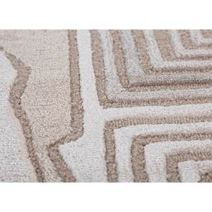 Tapis rectangulaire en laine et viscose tufté à la main Come Ivory, abstrait, 4 m, pour salon, chambre à coucher, couloir, épaisseur 10 mm - TNQ-1124 - Product Image 3